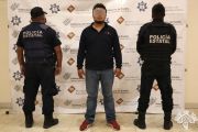 PRESUNTO “HUACHIGASERO” DETENIDO POR POLICÍA ESTATAL